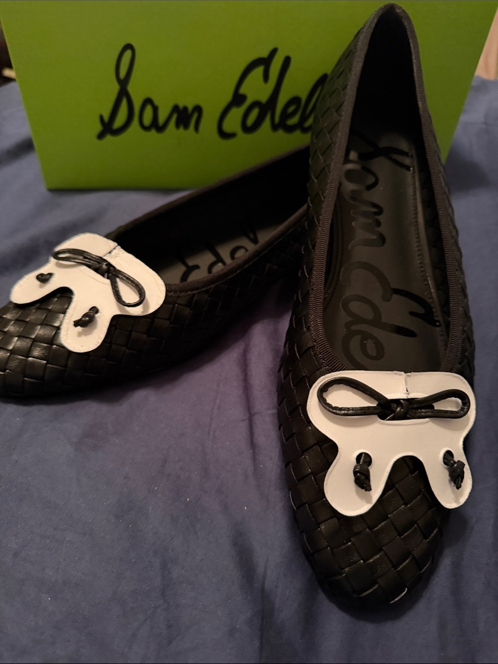 ✨NEW✨ Sam Edelman Ruthie Woven Ballet Flats - Picture 2 of 4